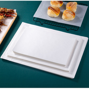 烧烤托盘垫纸隔油纸白色硅油纸烘焙蛋糕面包垫纸隔油纸烘培垫盘纸