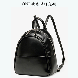ONI 欧尼设计2023新款日韩风大容量出行双肩包甜美时尚百搭女包包