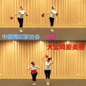 舞蹈手娟八角巾中国舞蹈家协会考级四级道具大公鸡爱美丽一对包邮