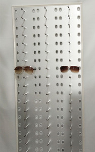 太阳镜货架壁挂式眼镜展示架挂墙架子  铝塑板面板眼镜展示架