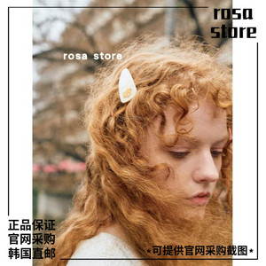 rosa store2023春夏韩国ANGELO BIANCO设计师品牌复古简约发卡