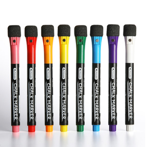 8色可擦笔液体粉笔马克笔灯板笔荧光笔亚克力板磁吸冰箱好写好擦