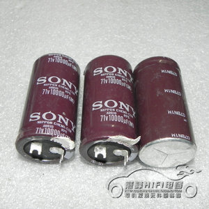 拆机化工 SONY 索尼定制 audio 71v10000uf 功放主滤波铝电解电容