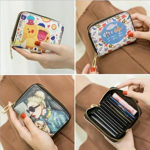 迷你卡包女式卡通可爱多卡位韩版超薄证件小卡包PU皮大容量零钱包