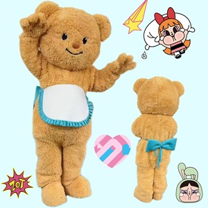 泰国黄油小熊玩偶服娃娃网红同款玩偶服装人穿人偶衣服公仔小熊