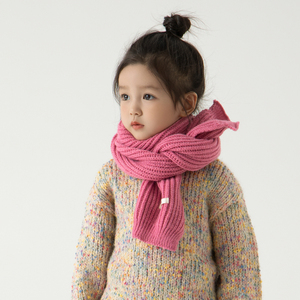 韩系儿童围巾秋冬新款宝宝围脖保暖洋气男童女童针织户外防风冬季