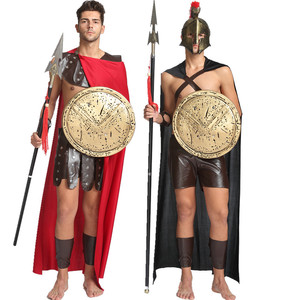 万圣节服装埃及希腊角斗士成人男女意大利古罗马斯巴达武士衣服饰