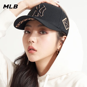 MLB男女棒球帽2024夏季新款运动帽户外休闲帽金标鸭舌帽帽子潮