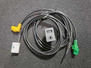 通用大众迈腾途安途观RCD510 Rns315 aux＋usb开关插头线束