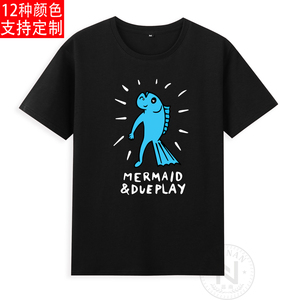 香港片星爷周星驰电影搞笑卡通美人鱼2短袖T恤成人衣服有儿童装