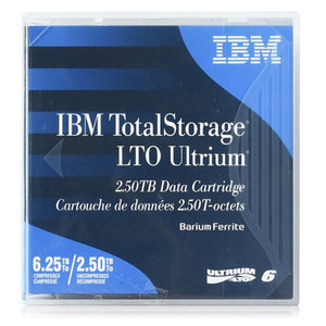 全新行货IBM LTO-6 磁带 6.25TB 数据备份磁带 LTO6 00V7590