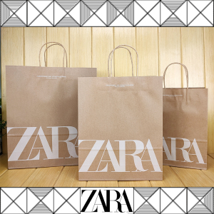 ZARA 飒拉 纸袋子 礼品袋 手提袋 大中小号