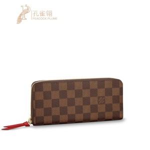 Louis Vuitton/路易威登女士钱包LV CLÉMENCE棋盘格纹钱夹N60534