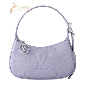 LV/路易威登女包柔软Monogram压纹紫色皮革迷你手提包M82426