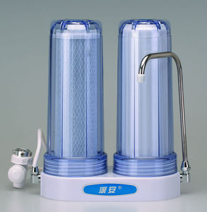 深安吉尔净水器JY-8UH/A 水龙头家用直饮超滤过滤器净水机透明桶