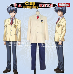 秘密结社 Clannad 光坂高校男子制服 动漫cos服校服 阿里巴巴找货神器