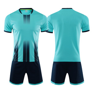 俱乐部新款足球训练服短袖足球服套装儿童成人速干透气足球比赛服