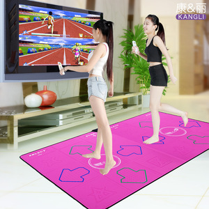 康丽跳舞毯双人无线电视电脑两用PU材质体感按摩跳舞机