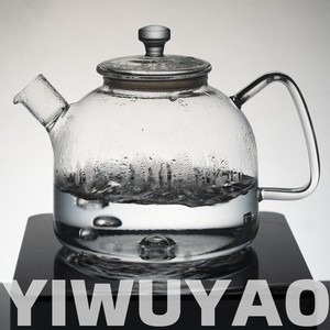 一屋窑大容量直火壶煮茶壶耐高温高硼硅玻璃水果泡茶壶煤气炉烧水