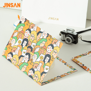 JINSAN圣诞节贺卡手写生日可爱明信片ins风创意祝福贺卡片礼物