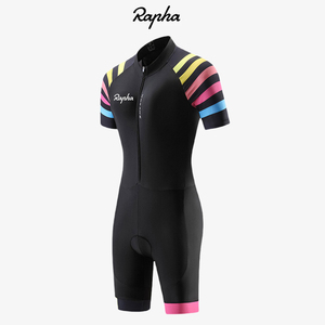 正品Rapha elqu骑行服夏季铁人三项连体服公路自行车跑步竞赛服女