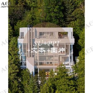 大师作品——理查德·迈耶道格拉斯住宅SU+PPT+图片·+文本资料