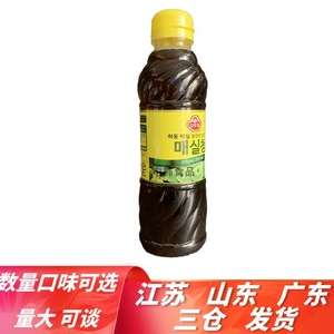 不倒翁青梅汁浓缩饮料韩国进口青梅风味调味糖浆660g包装多省包邮
