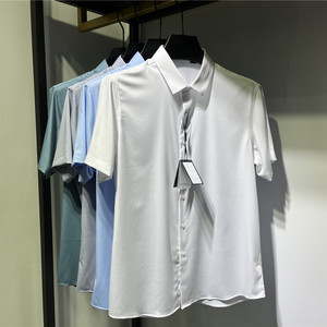 夏 50.2再生纤维3.7氨纶 短袖衬衫 DanAndHong丹和鸿 男 4色 d