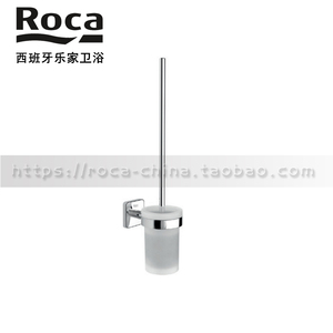 ROCA乐家卫浴 维多利亚挂墙式马桶刷816787001玻璃厕所刷简约打孔