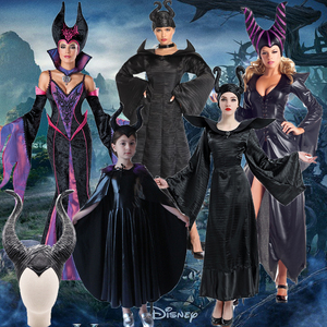 黑魔女沉睡魔咒cosplay儿童成人服装万圣节巫女角色扮演派对表演