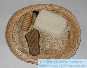 浴室用品6件套YKLL0大椭圆柳篮套装系列甩货洗澡沐浴日本卫生间