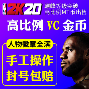 NBA2k20VC2K19VCMT金币MC99级经验徽章等级拍卖行