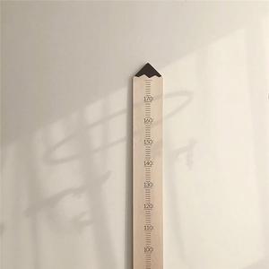韩式INS儿童木质身高尺装饰墙贴挂尺宝宝婴儿身高测量仪拍摄道具