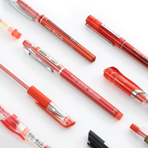官方旗舰店晨光文具教师用红笔批改红水笔学生用0.5mm红色中性笔