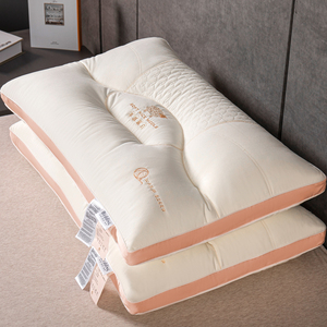 枕头枕芯家用护颈椎助睡眠羊绒蛋白套装一对学生宿舍酒店专用整头