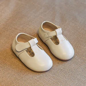 学步鞋女宝宝公主鞋春秋单鞋1一3岁2婴儿鞋子软底不掉跟儿童皮鞋