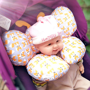 宝宝推车头枕护颈婴儿童u型枕汽车安全座椅睡觉旅行枕头靠枕靠垫