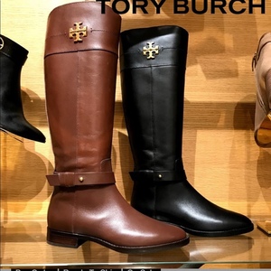 【Alice英国购】TORY BURCH/汤丽柏琦EVERLY BOOT双TLOGO长靴女鞋