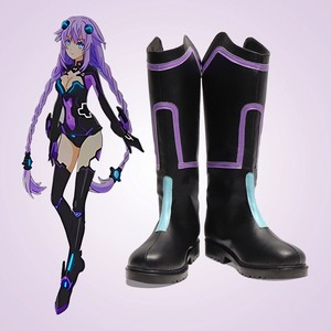 cosplay鞋超次元游戏海王星尼普顿紫色之心Purple Heat cos鞋定做