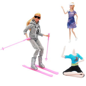 男女运动衣服套装滑雪配件太阳镜配饰瑜伽多款适合30cm11.5寸巴比