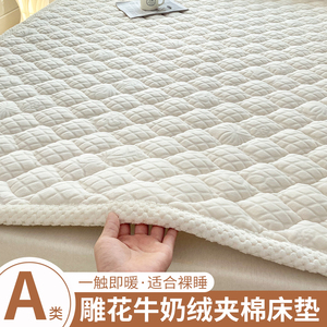牛奶绒床垫软垫家用冬季天加厚保暖垫子宿舍单人床单床褥垫被褥子