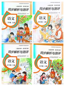 人教版金学典同步解析与测评小学语文3456年级上册 同步练习册