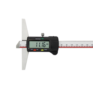 广陆电子数显深度尺0-150-200-300mm电子数字游标测深尺包邮