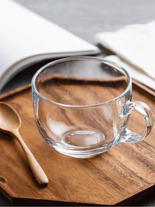 3.27福利秒 出口单高品质 家用早餐杯牛奶杯果汁杯透加厚玻璃杯