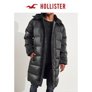Hollister冬季中长款羽绒派克大衣外套 男 21983