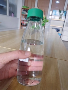 斯坝唐水瓶透明玻璃便携水杯旅行冷水杯子果汁瓶500毫升宜家代购