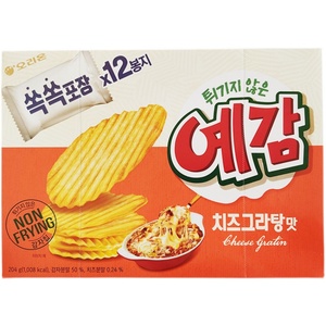 韩国食品好丽友薯片大盒碳烤洋葱奶酪味原味土豆片实惠装进口零食