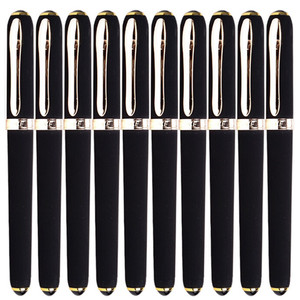 宝克笔PC2288/2298/2308/0.5/0.7/1.0mm中性笔大容量磨砂笔杆签字笔金色笔夹墨水笔可换笔芯