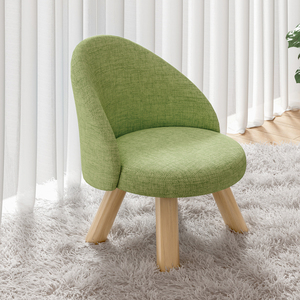 家用小凳子客厅小椅子圆凳矮凳实木简约网红布艺板凳木质创意靠背