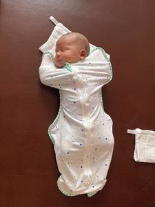 澳单 婴儿防惊跳睡袋竹纤维夏季薄款新生儿投降式襁褓宝宝防惊跳